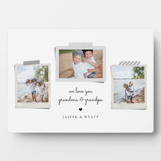 Cheerful Sentiments Snapshot Foto Plaque Fotoplaat (voorkant)