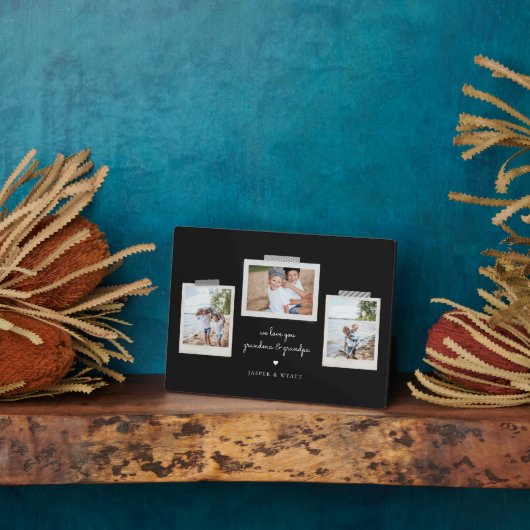 Cheerful Sentiments Snapshot Foto Plaque Fotoplaat (Zijkant)