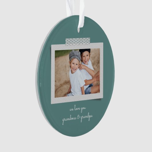 Cheerful Sentiments Snapshot Ornament (voorkant)