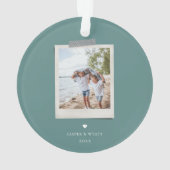 Cheerful Sentiments Snapshot Ornament (achterkant)