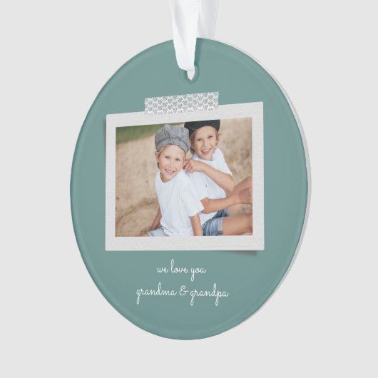 Cheerful Sentiments Snapshot Ornament (voorkant)