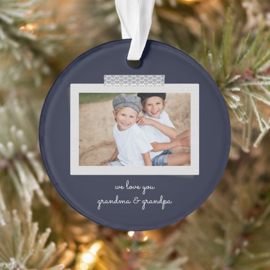 Cheerful Sentiments Snapshot Ornament (Boom)