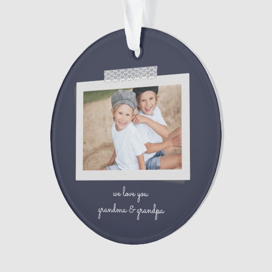 Cheerful Sentiments Snapshot Ornament (voorkant)