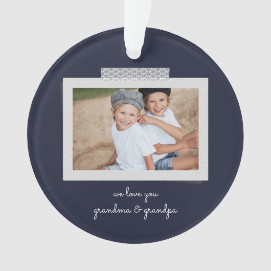 Cheerful Sentiments Snapshot Ornament (voorkant)