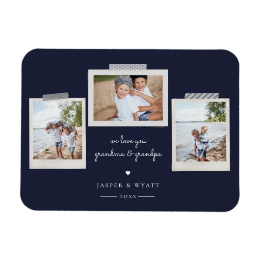 Cheerful Sentiments Snapshot Photo Magnet Magneet (Horizontaal)