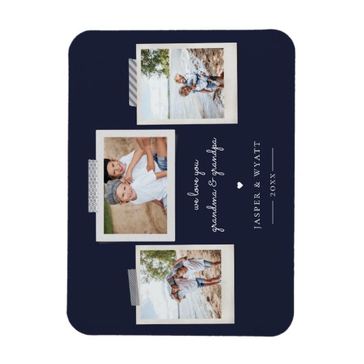 Cheerful Sentiments Snapshot Photo Magnet Magneet (Verticaal)