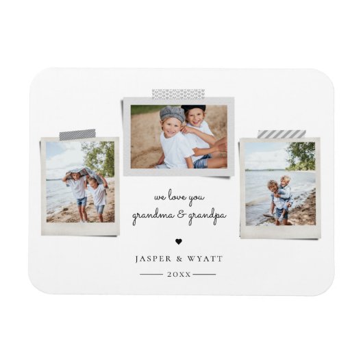 Cheerful Sentiments Snapshot Photo Magnet Magneet (Horizontaal)
