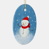 Cheerful Snowman Ornament (Rechts)