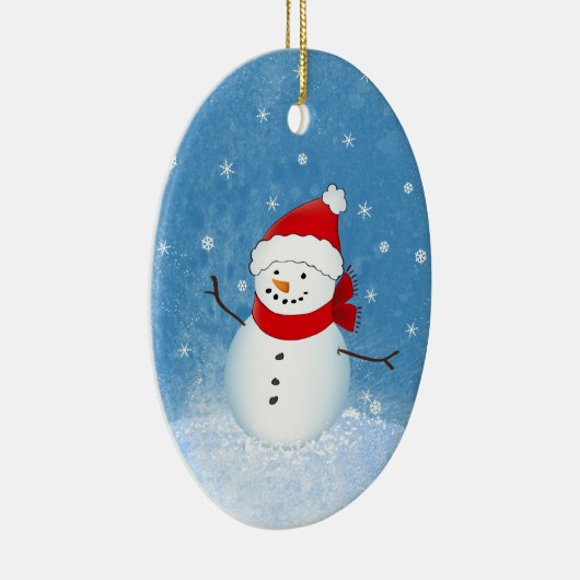 Cheerful Snowman Ornament (Rechts)