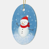 Cheerful Snowman Ornament (Links)