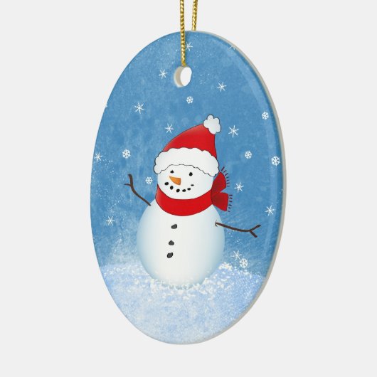 Cheerful Snowman Ornament (Links)