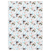 Cheerful Snowmen Christmas Tablecloth Tafelkleed (Voorkant)