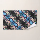 Cheerful Spring Crabapple Flower Blossom Pattern Bad Handdoek (Handdoek)