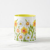 Cheerful Spring Daffodils Ringer Mok (Midden)