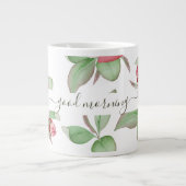 Cheerful Spring Magnolia Flowers, Goedemorgen Grote Koffiekop (Voorkant)