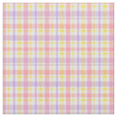 Cheerful Spring Pink Plaid Craft  Stof (Close Up)