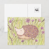 Cheerful Springtime Hedegel Briefkaart (Voorkant / Achterkant)