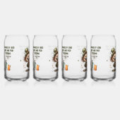 Cheerful St. Patrick’s Day Leprechaun Art Blikvorm Glas (Rechts)