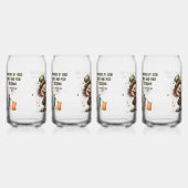 Cheerful St. Patrick’s Day Leprechaun Art Blikvorm Glas (Links)