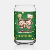 Cheerful St. Patrick’s Day Party Illustration Blikvorm Glas (Voorkant)