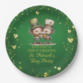 Cheerful St. Patrick’s Day Party Illustration Papieren Bordje (Voorkant)