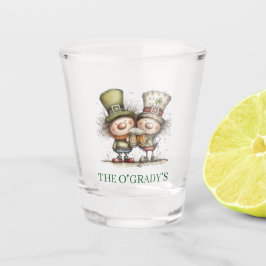 Cheerful St. Patrick’s Day Party Illustration Shot Glas