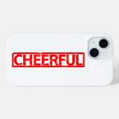 Cheerful Stamp Case-Mate iPhone Case (Achterkant (horizontaal))
