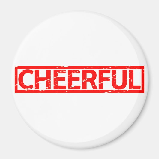 Cheerful Stamp Magneet (Voorkant)