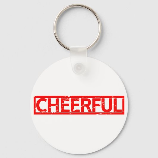 Cheerful Stamp Sleutelhanger (Voorkant)