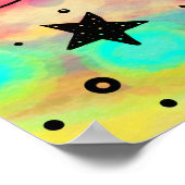 Cheerful Stars Laat een spleet achter Poster (Hoek)