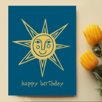 Cheerful Sun HAPPY BIRTHDAY CUSTOM