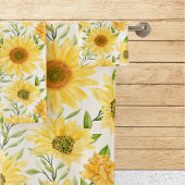 Cheerful Sunflower Bath Towel Set Bad Handdoek