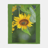 Cheerful Sunflower Blanket Fleece Deken (Voorkant)