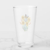 Cheerful Sunflower en Butterfly Bouquet Kitchen Glas (Achterkant)