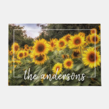 Cheerful Sunflower Garden Foto Welkom