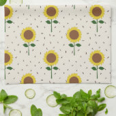 Cheerful Sunflower Pattern Dishtowel Theedoek (Gevouwen)