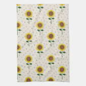 Cheerful Sunflower Pattern Dishtowel Theedoek (Verticaal)