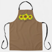Cheerful Sunflower Rejoice in Lord Always Schort (Voorkant)
