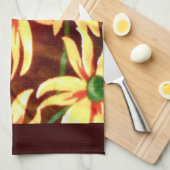 Cheerful Sunflower Theedoek (Quarter Fold)