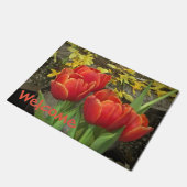 Cheerful Tulip Welkom Deurmat (Schuin)