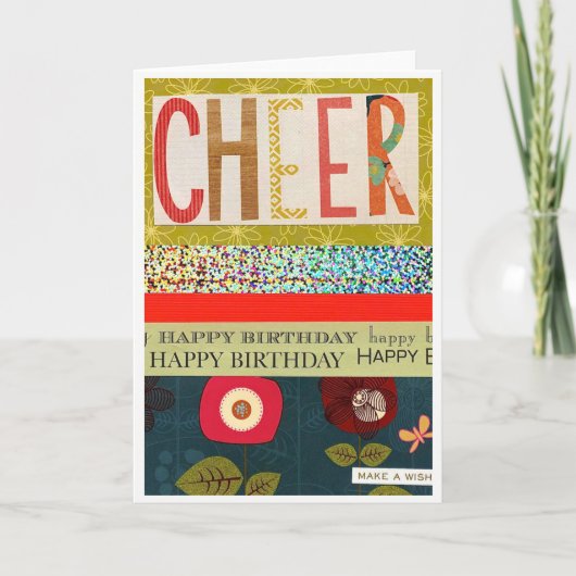 CHEERful Verjaardag Kaart (Voorkant)