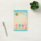 Cheerful Whimsical Collectie of Flowers and Bugs Post-it® Notes (Kantoor)
