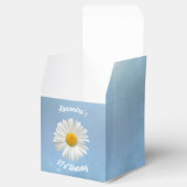 Cheerful White Daisy Bedankdoosjes (Geopend)