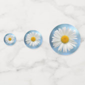 Cheerful White Daisy Confetti (Voorkanten)