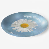 Cheerful White Daisy Papieren Bordje (Gekanteld)