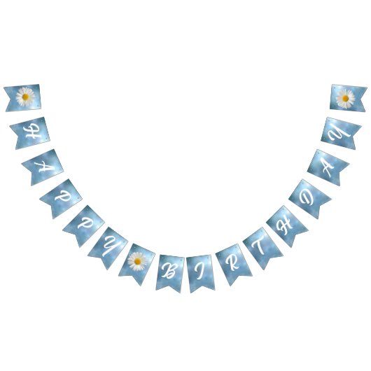 Cheerful White Daisy Vlaggetjes (Alle)