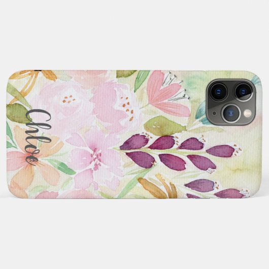 Cheerful Wildflower Hoesje-Mate Case-Mate iPhone Case (Achterkant (horizontaal))