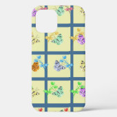 Cheerful Yellow Butterfly & Flowers Case-Mate iPhone Case (Achterkant)