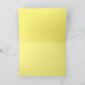 Cheerful Yellow Daffodil Narcissus Spring Flowers Kaart (Binnen)