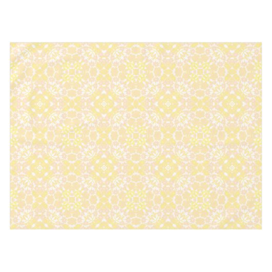Cheerful Yellow Garden Floral Tablecloth Tafelkleed (Voorkant (Horizontaal))